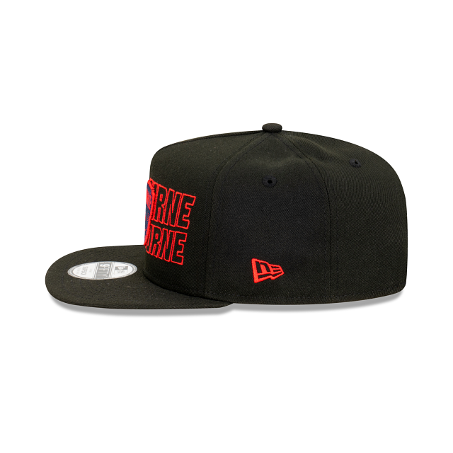 Melbourne Demons Hat - AFL Neon Lights Black 9Fifty A-Frame Snapback Cap - New Era